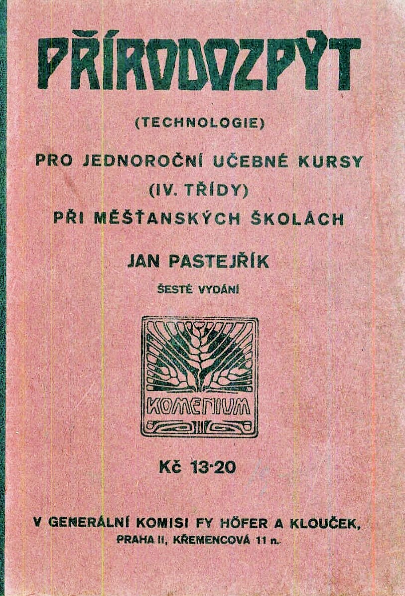 Pastejrik_Prirodozpyt_Technologie_ProJednorocniUcebneKursy_IV_1933_Stránka_01